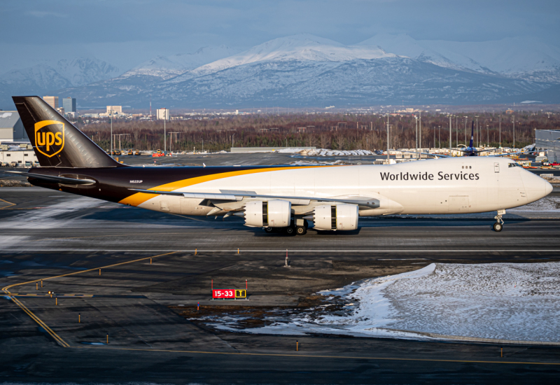 Photo of N622UP - United Parcel Service Boeing 747-8F at ANC on AeroXplorer Aviation Database