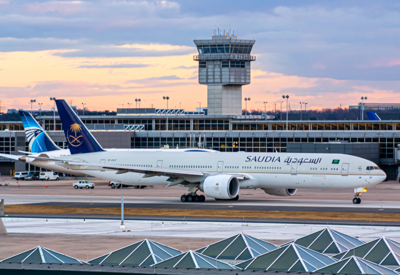 Photo of HZ-AK37 - Saudia Boeing 777-300ER at IAD on AeroXplorer Aviation Database