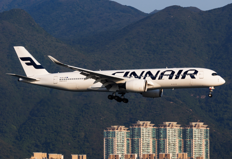Photo of OH-LWF - Finnair Airbus A350-900 at HKG on AeroXplorer Aviation Database