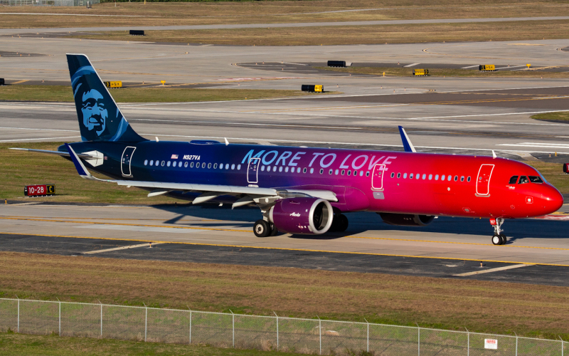Photo of N927VA - Alaska Airlines Airbus A321NEO at TPA on AeroXplorer Aviation Database