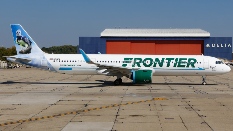 Photo of N619FR - Frontier Airlines Airbus A321NEO at CVG on AeroXplorer Aviation Database