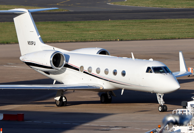 Photo of N55PJ - PRIVATE Gulfstream IV at BHX on AeroXplorer Aviation Database