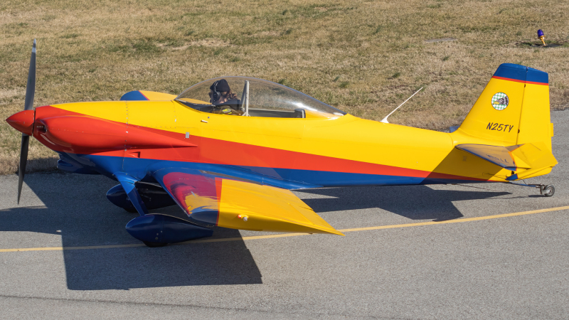 Photo of N25TY - PRIVATE Vans RV-4 at CGS on AeroXplorer Aviation Database