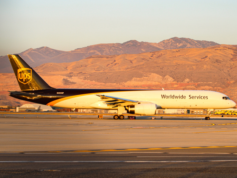 Photo of N455UP - United Parcel Service Boeing 757-200F at SLC on AeroXplorer Aviation Database