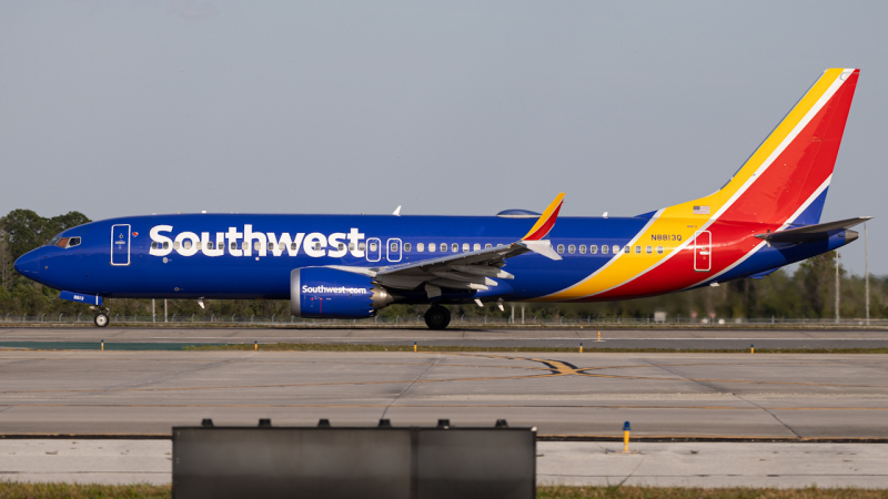 Photo of N8813Q - Southwest Airlines Boeing 737 MAX 8 at MCO on AeroXplorer Aviation Database