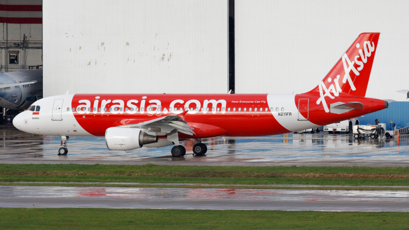 Photo of N211FR - AirAsia Airbus A320 at TPA on AeroXplorer Aviation Database
