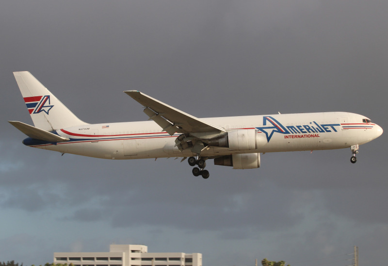 Photo of N373CM - Amerijet Boeing 767-300F at MIA on AeroXplorer Aviation Database