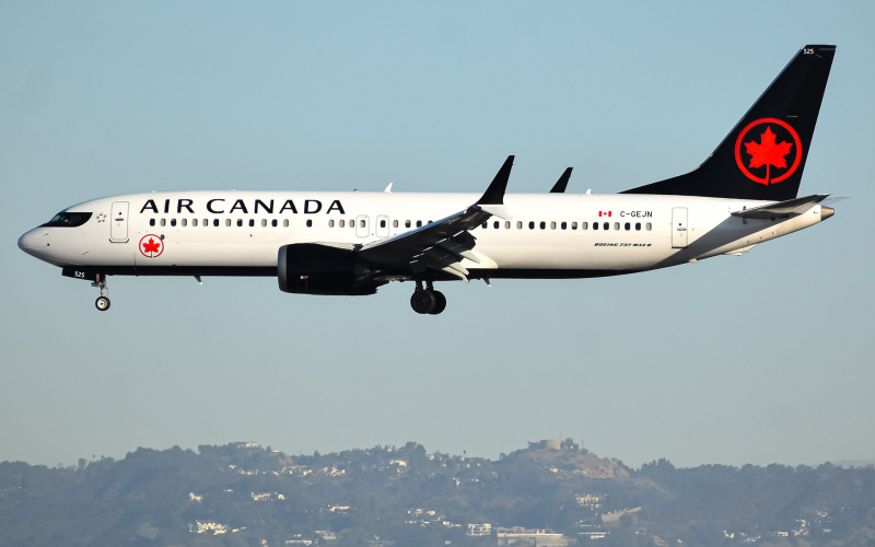Photo of C-GEJN - Air Canada Boeing 737 MAX 8 at LAX on AeroXplorer Aviation Database