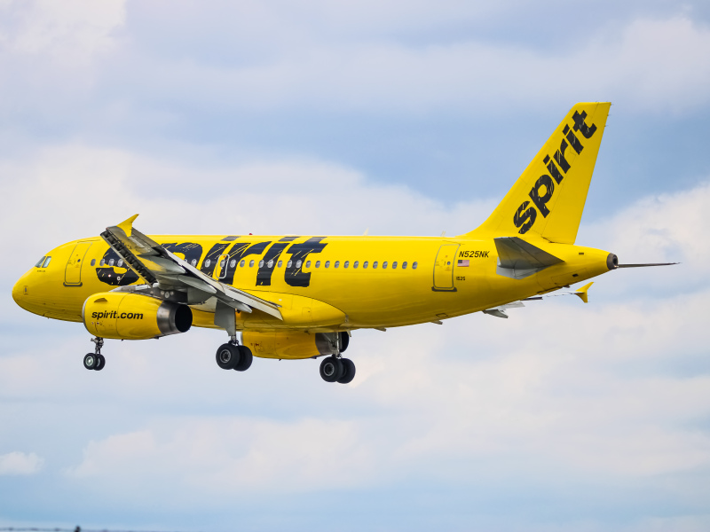 Photo of N525NK - Spirit Airlines Airbus A319 at BWI on AeroXplorer Aviation Database
