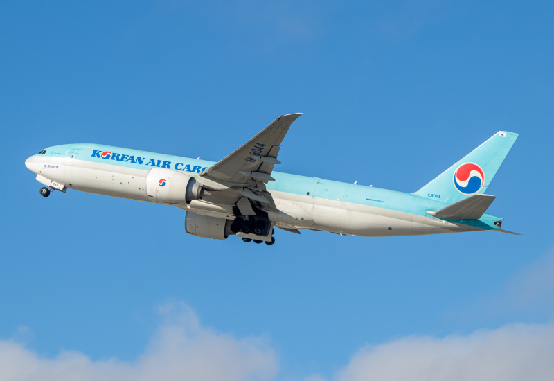 Photo of HL8044 - Korean Air Cargo Boeing 777-F at LAX on AeroXplorer Aviation Database