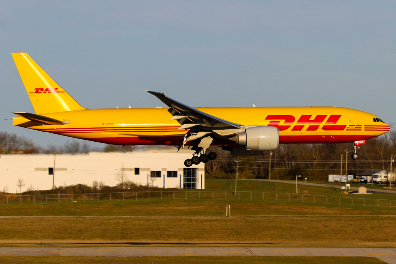 Photo of G-DHMB - DHL Boeing 777-F at CVG on AeroXplorer Aviation Database