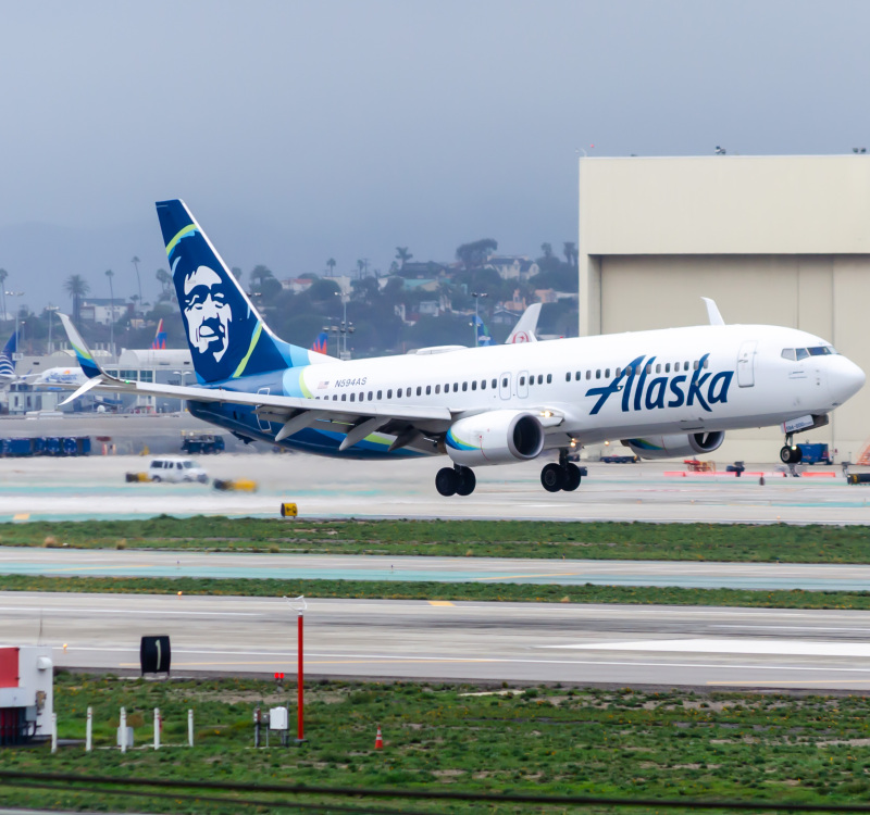Photo of N594AS - Alaska Airlines Boeing 737-800 at LAX on AeroXplorer Aviation Database