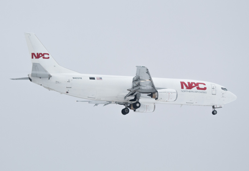 Photo of N405YK - Northern Air Cargo Boeing 737-400 at EWR on AeroXplorer Aviation Database