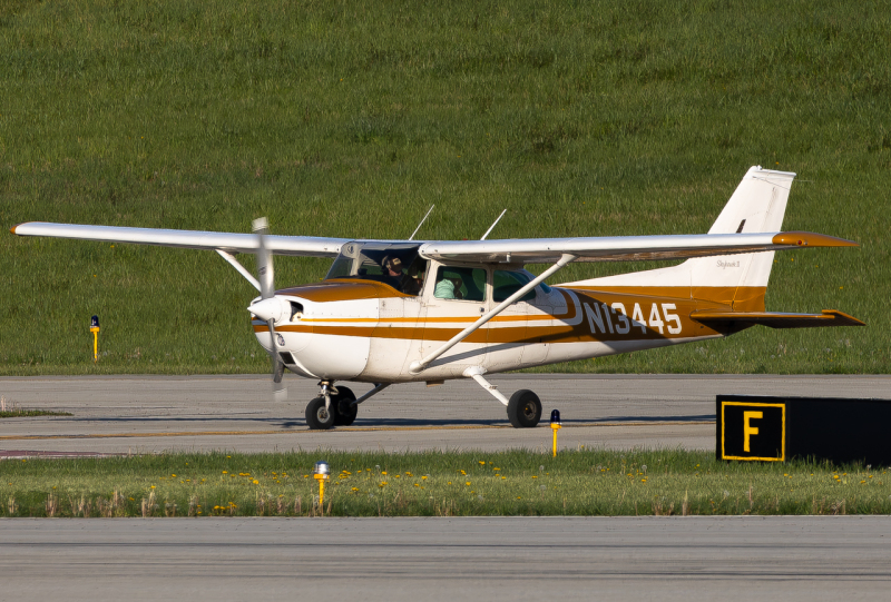 Photo of N13445 - PRIVATE Cessna 172 at LBE on AeroXplorer Aviation Database