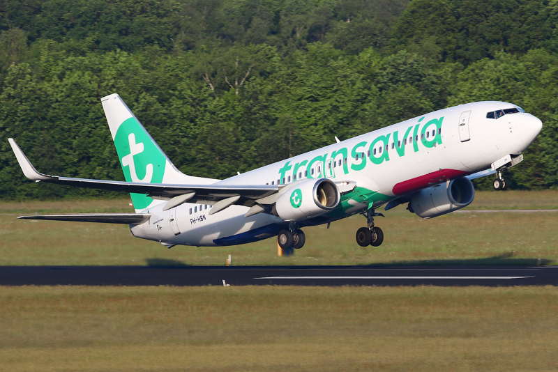 Photo of PH-HBN - Transavia Airlines Boeing 737-800 at EIN on AeroXplorer Aviation Database