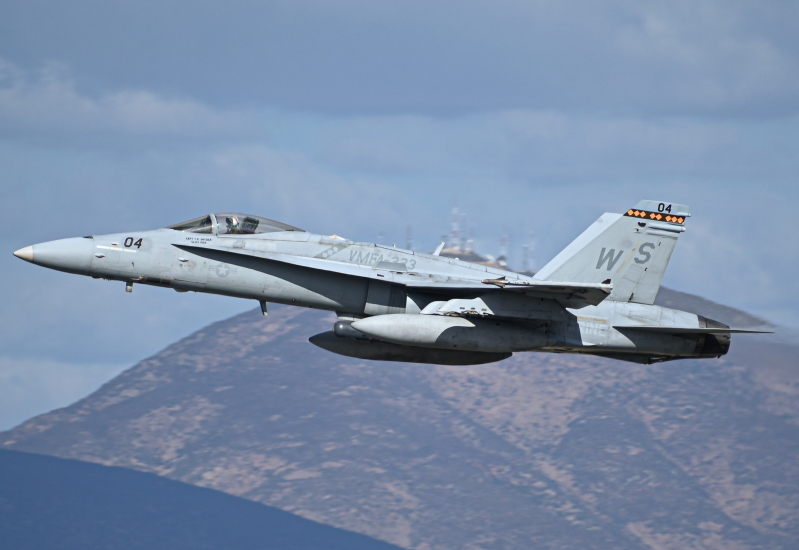 Photo of 164900 - USMC - United States Marine Corp McDonnel Douglas F/A-18 Hornet at SDM on AeroXplorer Aviation Database