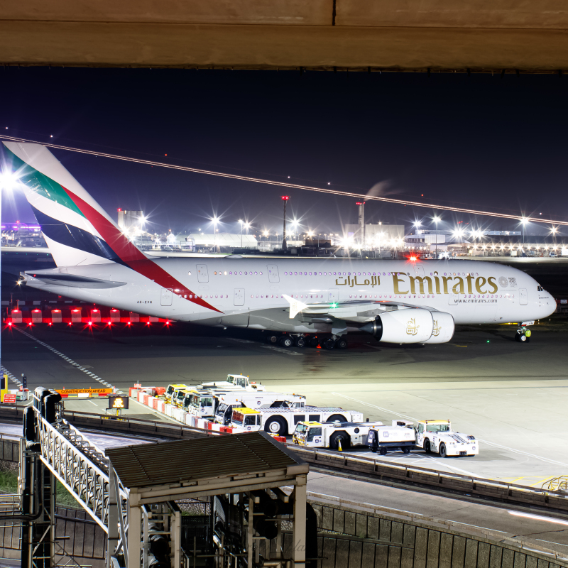 Photo of A6-EVN - Emirates Airbus A380-800 at LHR on AeroXplorer Aviation Database