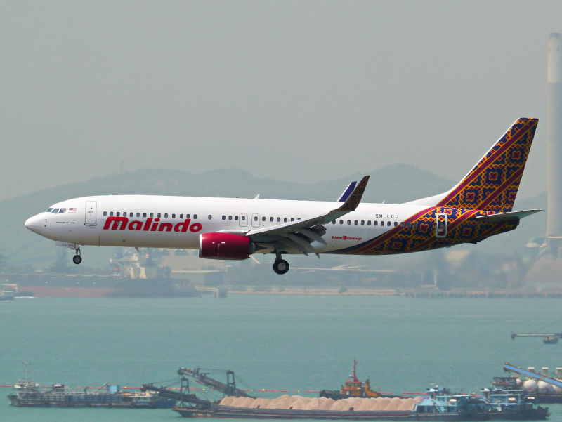 Photo of 9M-LCJ - MALINDO AIR Boeing 737-800 at HKG on AeroXplorer Aviation Database