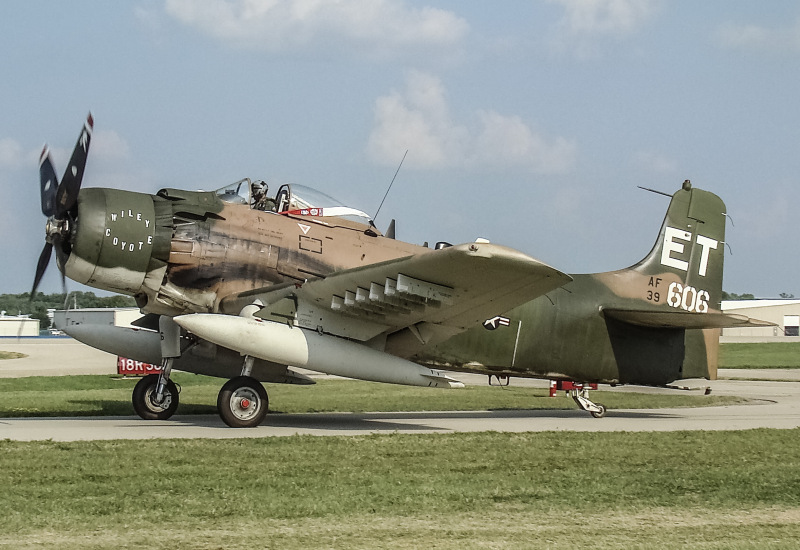 Photo of N39606 - PRIVATE Douglas A-1 Skyraider at OSH on AeroXplorer Aviation Database
