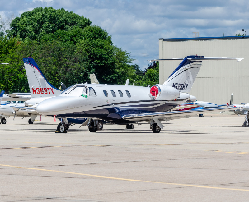 Photo of N525HY - PRIVATE Cessna 525 at OSH on AeroXplorer Aviation Database