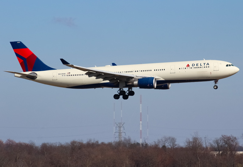 Photo of N831NW - Delta Airlines Airbus A330-300 at CVG on AeroXplorer Aviation Database