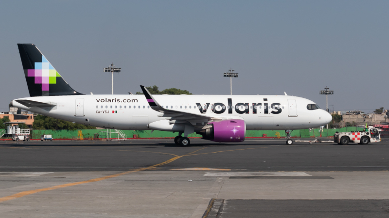 Photo of XA-VSJ - Volaris Airbus A320NEO at MEX on AeroXplorer Aviation Database