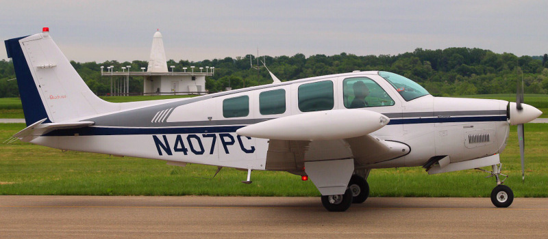 Photo of N407PC - PRIVATE Beechcraft 36 Bonanza  at FDK on AeroXplorer Aviation Database