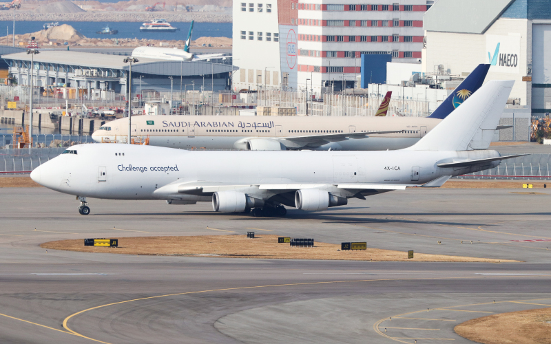 Photo of 4X-ICA - CAL Cargo Airlines Boeing 747-400F at HKG on AeroXplorer Aviation Database