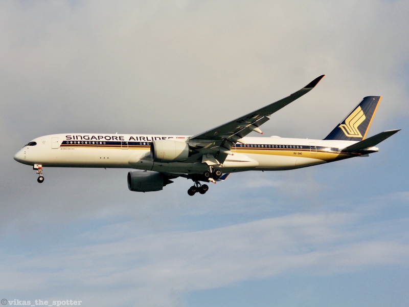 Photo of 9V-SMS - Singapore Airlines Airbus A350-900 at SIN on AeroXplorer Aviation Database