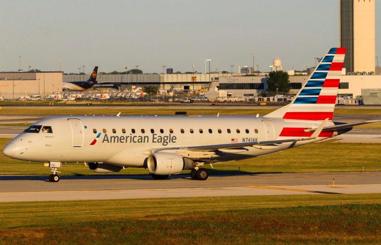 Photo of N741AK - American Eagle Embraer E170 at ORD on AeroXplorer Aviation Database