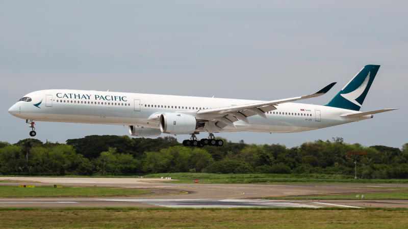 Photo of B-LXD - Cathay Pacific Airbus A350-1000 at CGK on AeroXplorer Aviation Database