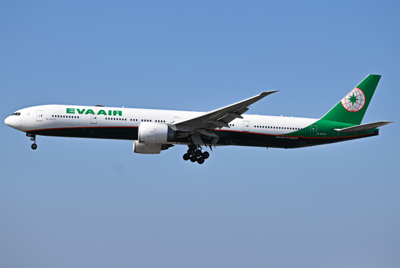 Photo of B-16727 - EVA Air Boeing 777-300ER at LAX on AeroXplorer Aviation Database