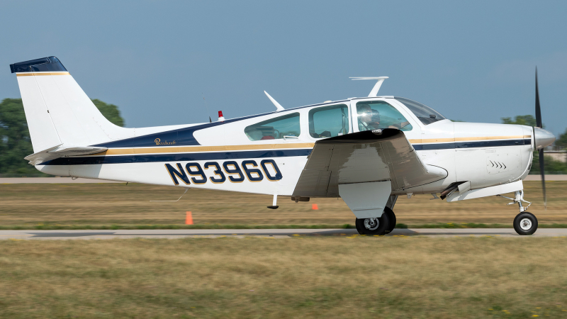 Photo of N9396Q - PRIVATE Beechcraft 33 Bonanza at OSH on AeroXplorer Aviation Database