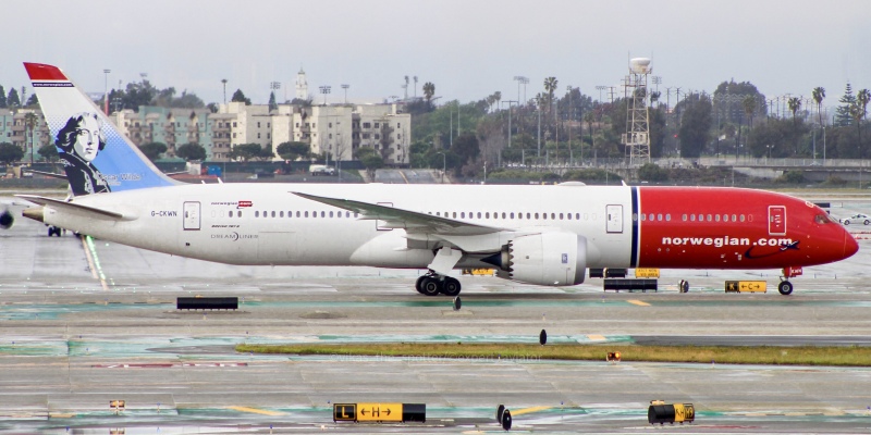 Photo of G-CKWN - Norwegian Air Boeing 787-9 at LAX on AeroXplorer Aviation Database