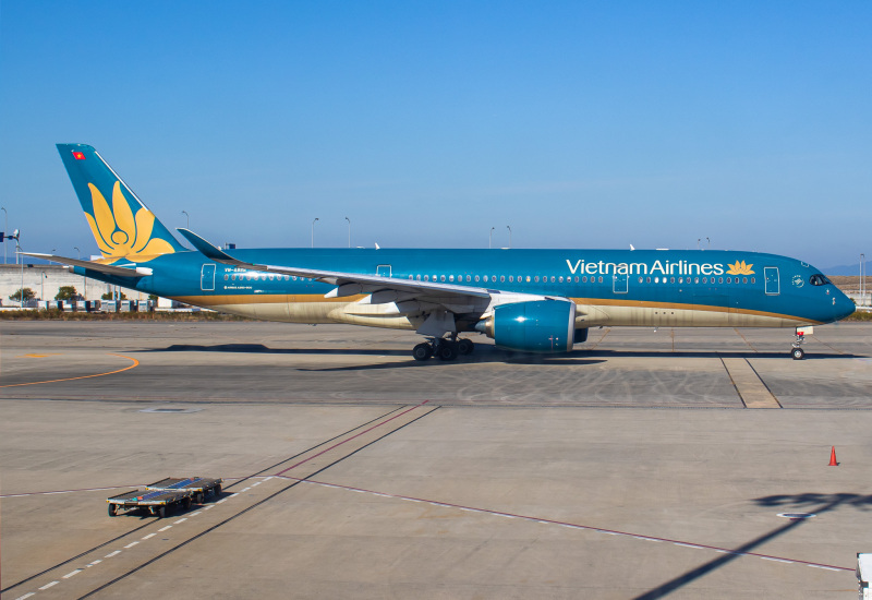Photo of VN-A888 - Vietnam Airlines Airbus A350-900 at KIX on AeroXplorer Aviation Database