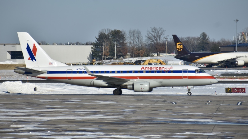 Photo of N760MQ - American Airlines Embraer E170 at BDL on AeroXplorer Aviation Database