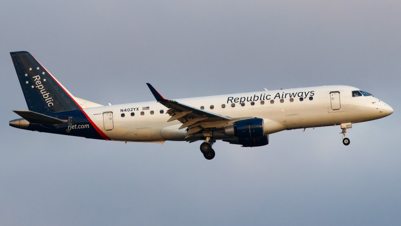 Photo of N402YX - Republic Airways Embraer E175 at JFK on AeroXplorer Aviation Database