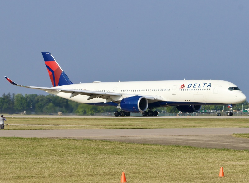 Photo of N508DN - Delta Airlines Airbus A350-900 at OSH on AeroXplorer Aviation Database