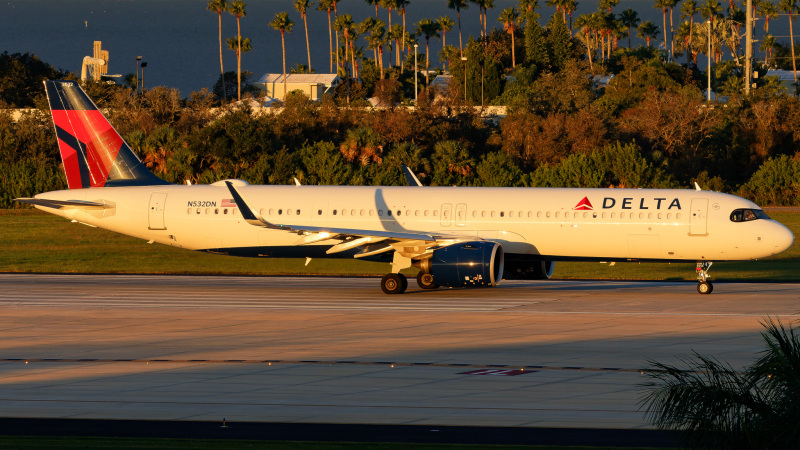Photo of N532DN - Delta Airlines Airbus A321NEO at TPA on AeroXplorer Aviation Database
