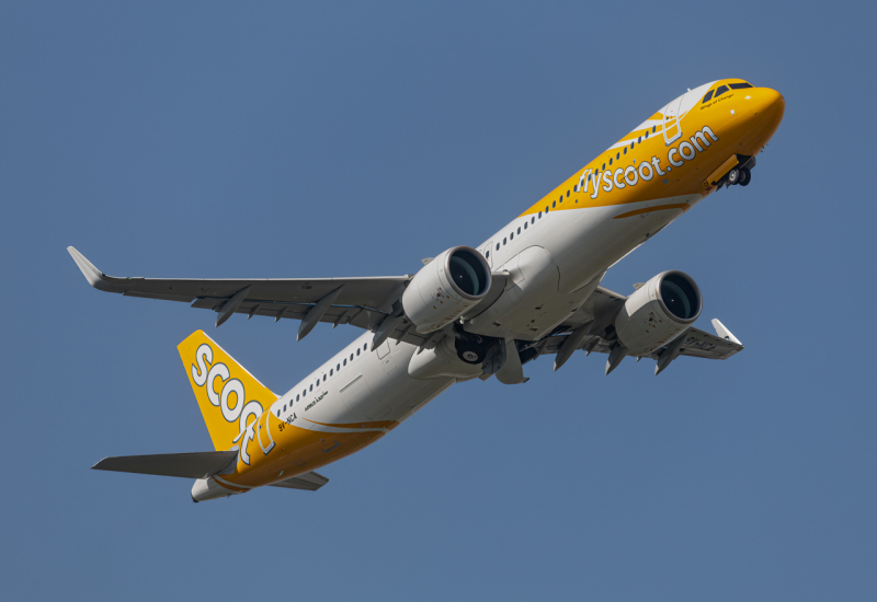 Photo of 9V-NCA - Scoot Airbus A321NEO at SIN on AeroXplorer Aviation Database