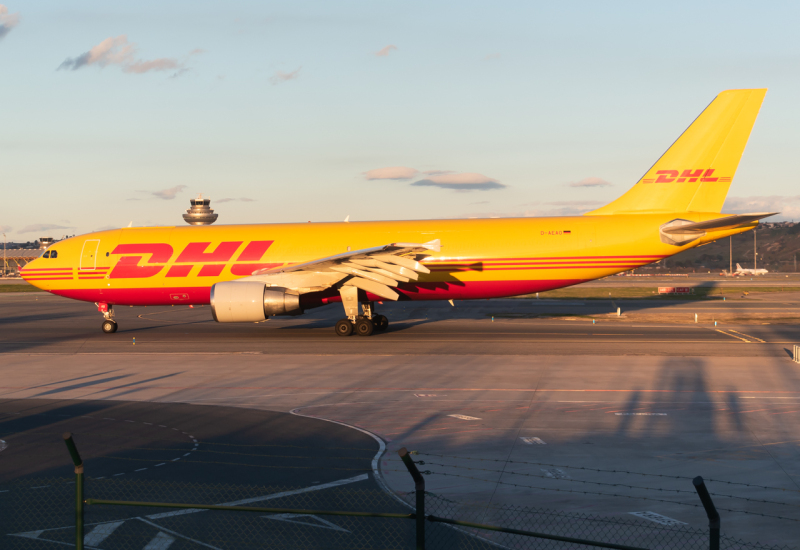 Photo of D-AEAO - DHL European Air Transport Airbus A300-600F at MAD on AeroXplorer Aviation Database
