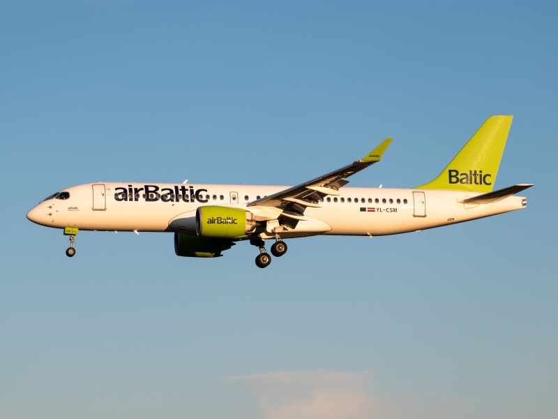 Photo of YL-CSM - Air Baltic Airbus A220-300 at RIX on AeroXplorer Aviation Database