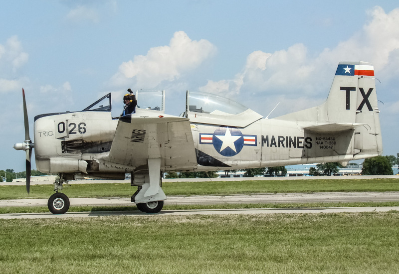 Photo of N5443U - PRIVATE North American T-28B at OSH on AeroXplorer Aviation Database