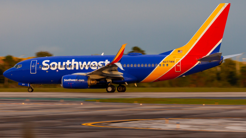 Photo of N277WN - Southwest Airlines Boeing 737-700 at MCO on AeroXplorer Aviation Database