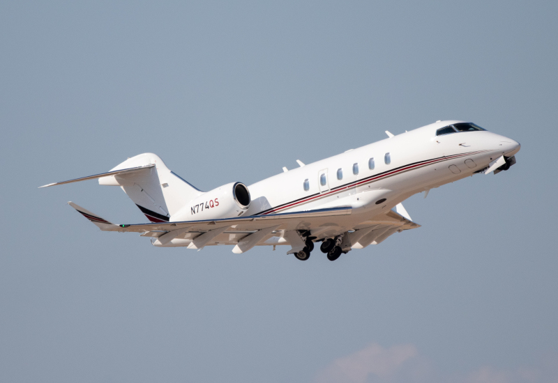 Photo of N744QS - PRIVATE Bombardier Challenger 350 at SAT on AeroXplorer Aviation Database