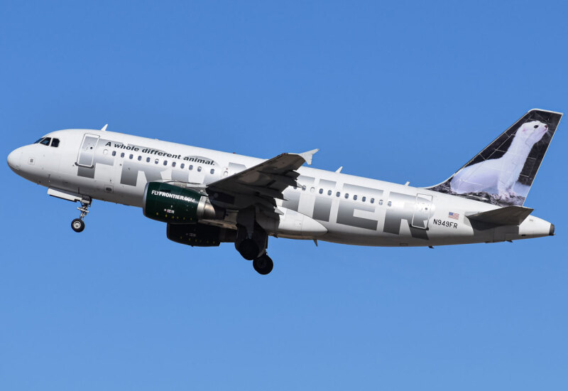 Photo of N949FR - Frontier Airlines Airbus A319 at DEN on AeroXplorer Aviation Database