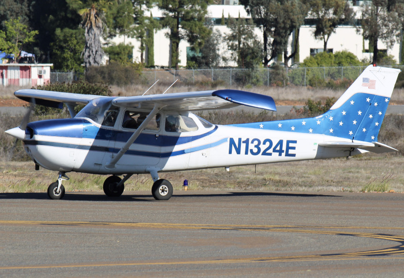 Photo of N1324E - PRIVATE Cessna 172 at MYF on AeroXplorer Aviation Database