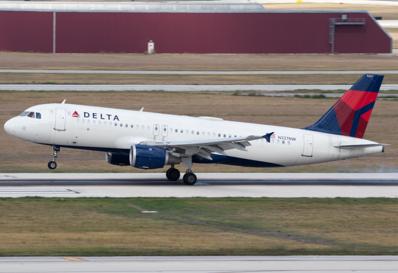 Photo of N337NW - Delta Airlines Airbus A320 at SAT on AeroXplorer Aviation Database