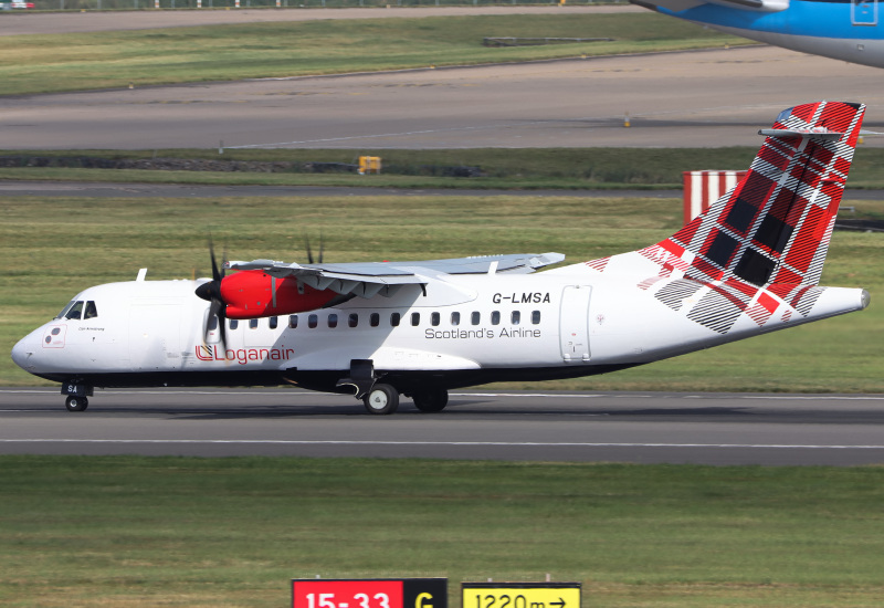 Photo of G-LMSA - Loganair ATR 42-600 at BHX on AeroXplorer Aviation Database