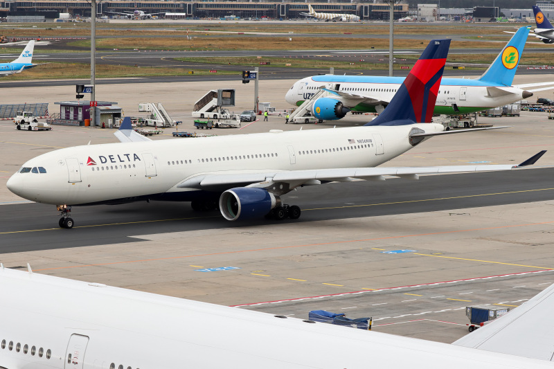 Photo of N856NW - Delta Airlines Airbus A330-200 at FRA on AeroXplorer Aviation Database